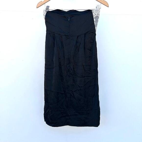 Magali Pascal Y2K 90s Going Out Staples Tube Top Lace Satin Cami Dress Coquette - Picture 4 of 8